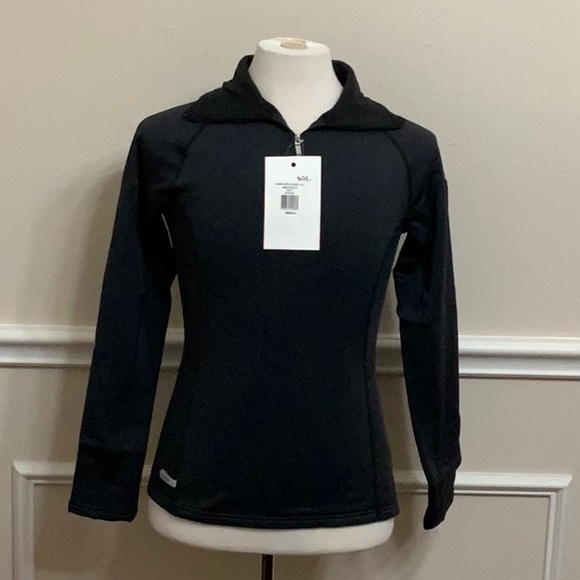Spyder BANDITA 1/2 ZIP FLEECE top - Black - Picture 2 of 16